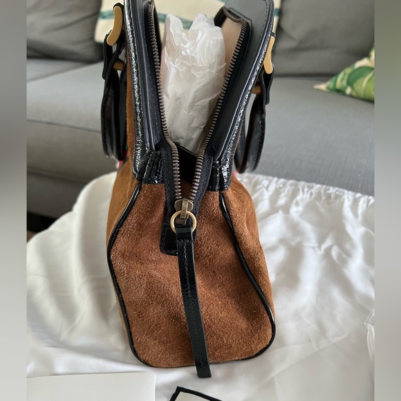 Gucci Re(Belle) Suede Top Handle Bag - Picture 4 of 7